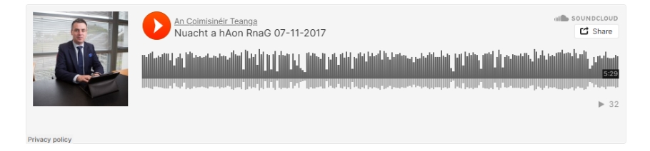 Nuacht a hAon RnaG 07-11-2017