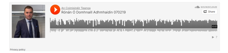 Rónán Ó Domhnaill Adhmhaidin 070219